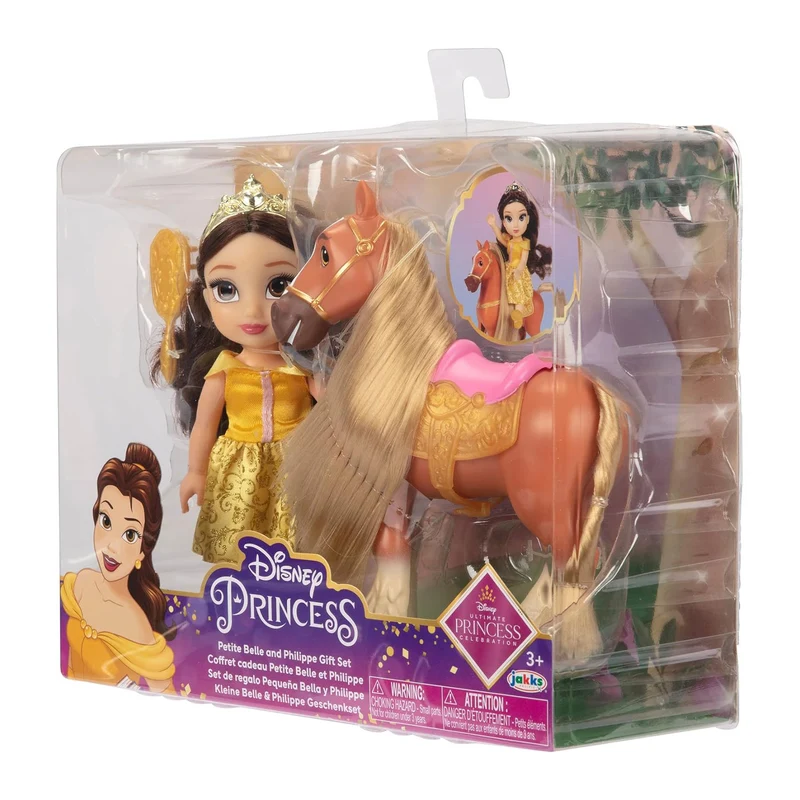 Disney Princess bambola Petite 15 cm Belle e Philippe