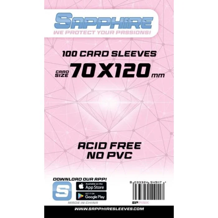 100 Bustine Sapphire PINK 70x120