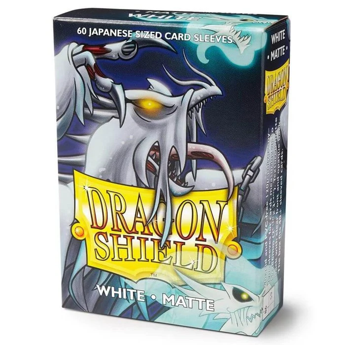 60 Bustine Dragon Shield Japanese Matte - WHITE