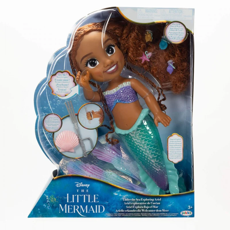 La Sirenetta Movie bambola Ariel 38 cm cantante
