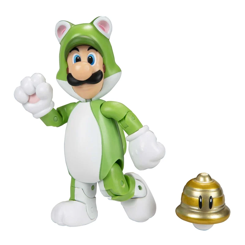 Nintendo Super Mario personaggi articolati 10 cm - Cat Luigi