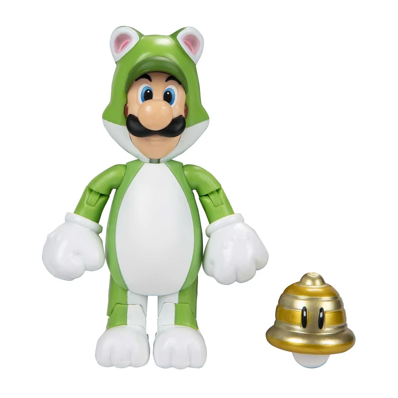 Nintendo Super Mario personaggi articolati 10 cm - Cat Luigi