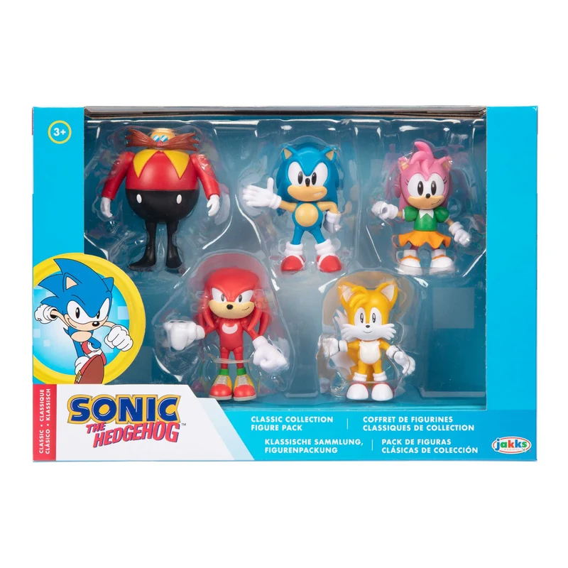 Sonic personaggi articolati 6 cm pack da 5