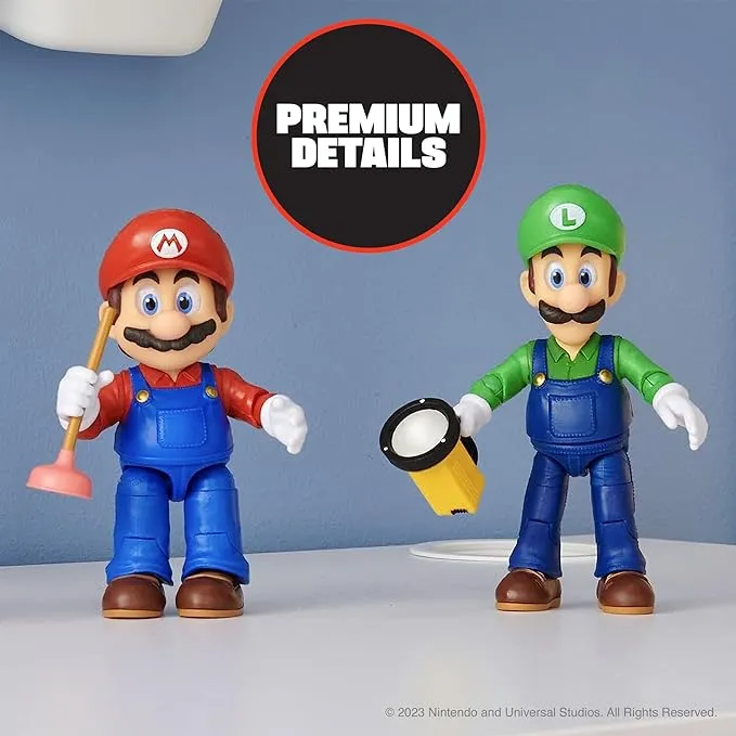 Super Mario Movie action figures 13 cm con accessorio - Luigi