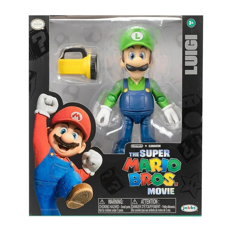 Super Mario Movie action figures 13 cm con accessorio - Luigi