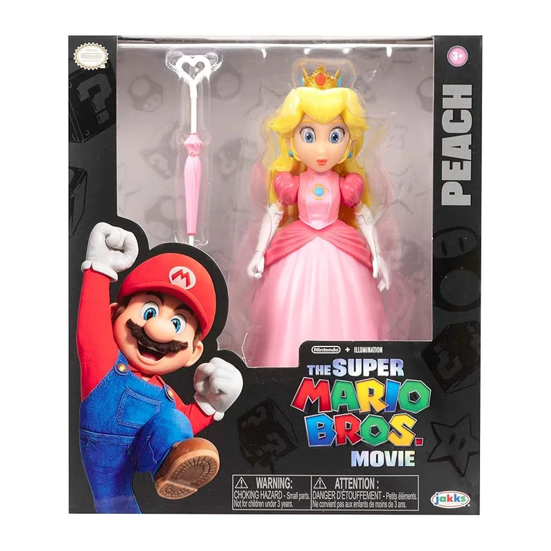 Super Mario Movie action figures 13 cm con accessorio - Peach