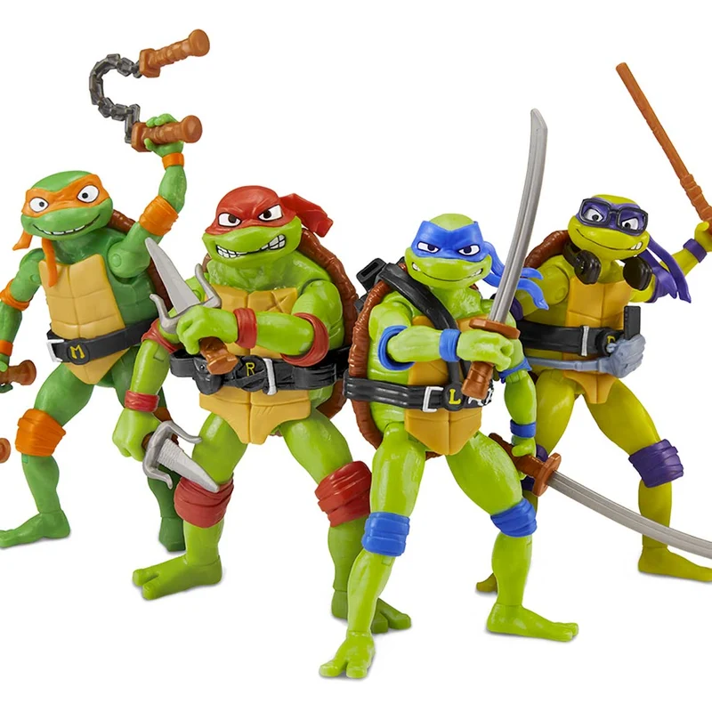 Tartarughe Ninja - Turtles Action Figure Deluxe Ninja Shouts Leonardo