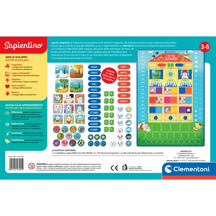 Sapientino - Il mio Primo Calendario Magnetico