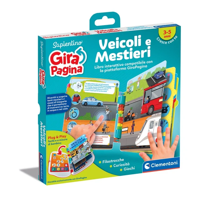 Sapientino GiraPagina - Veicoli e Mestieri