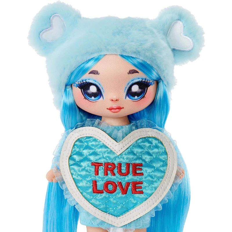 NANANA Surprise Blue Heart Bear