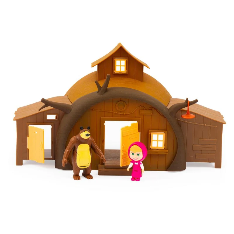 Masha playset casa con 2 personaggi