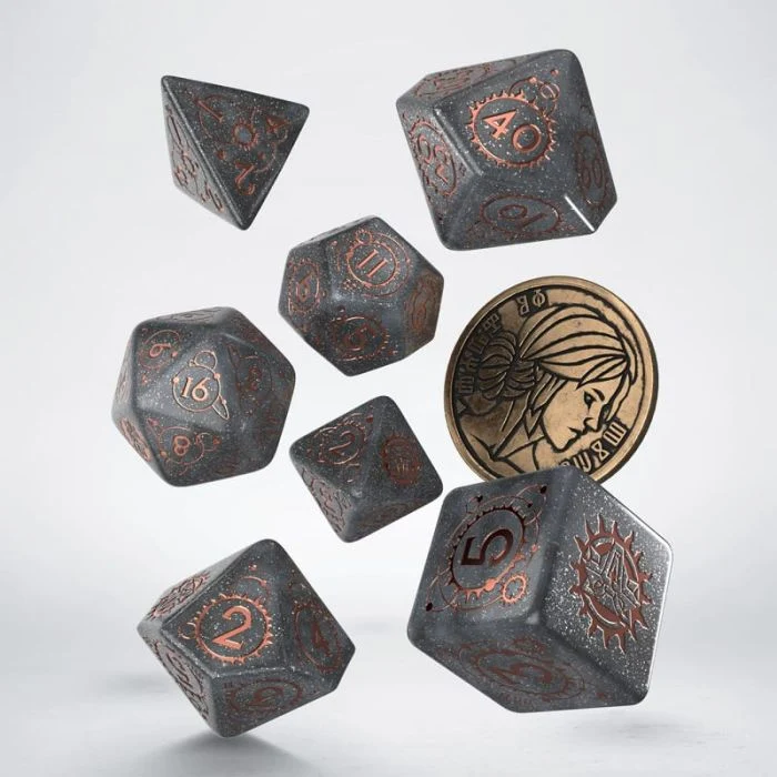 Set di 7 Dadi The Witcher Ciri - Elder Blood