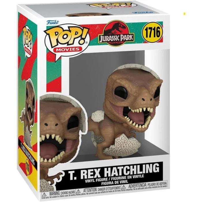 Funko Pop! - Jurassic Park - T. Rex Hatchling - Numero 1716