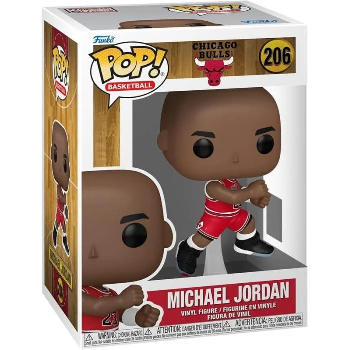Funko Pop! - NBA - Chicago Bulls - Michael Jordan (1989) - Numero 206