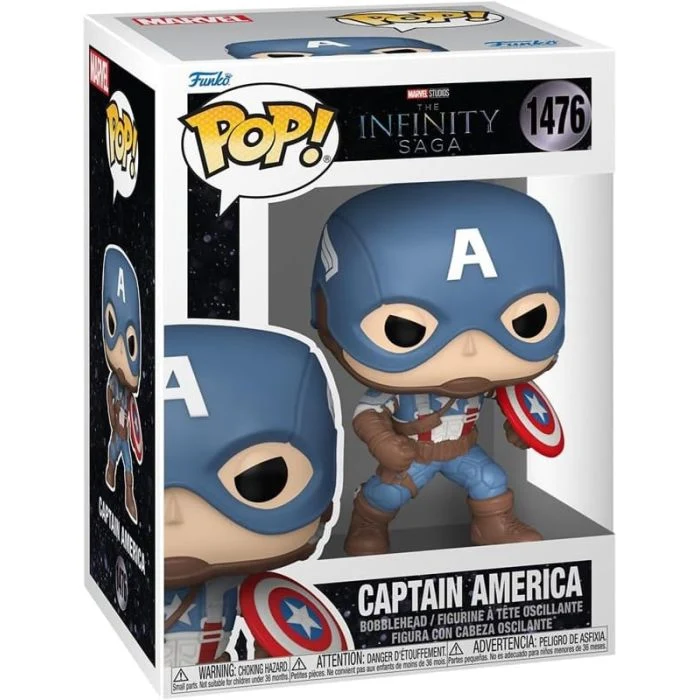 Funko Pop! - Marvel - The Infinity Saga - Captain America - Numero 1476