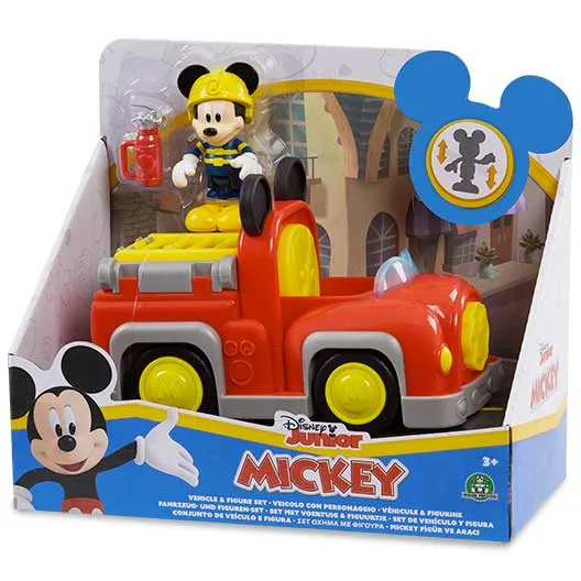 Mickey - Veicolo con Personaggio Pompiere