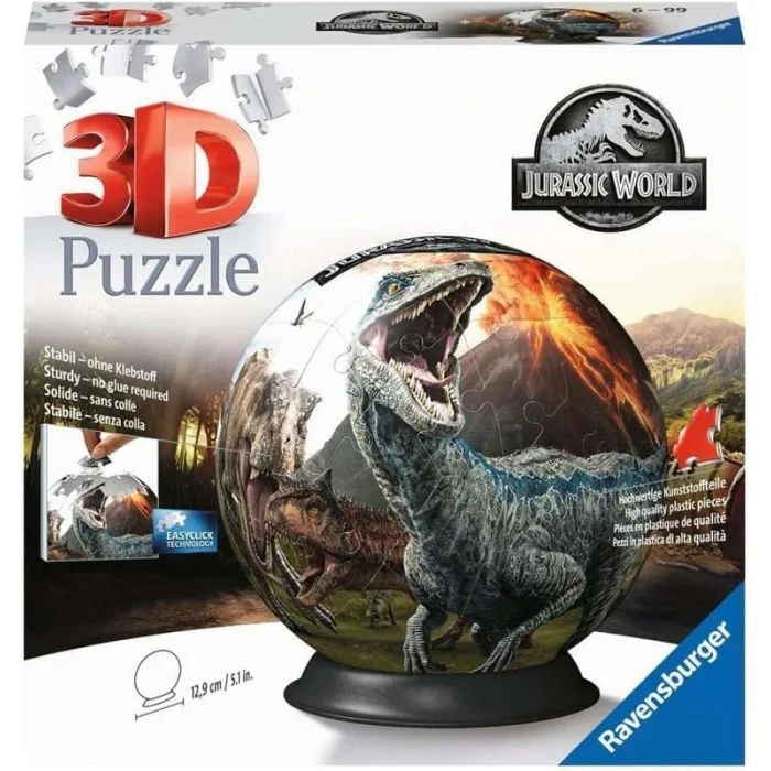 Puzzle 3D Ball Jurassic World - 73 Pezzi