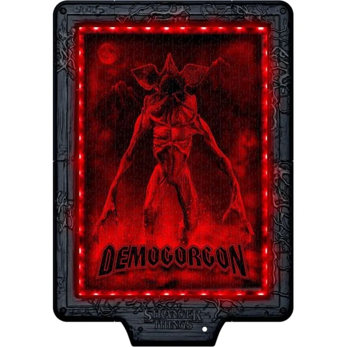 Stranger Things - Metamorphic Art Collection - Demogorgon’s Hunt - Puzzle Interattivo con Cornice 520 Pezzi