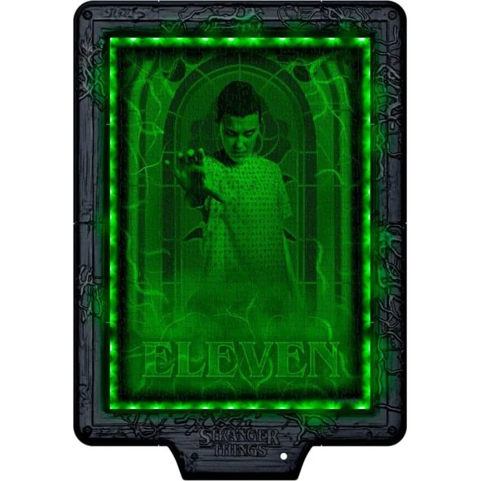 Stranger Things - Metamorphic Art Collection - Demogorgon’s Hunt - Puzzle Interattivo con Cornice 520 Pezzi