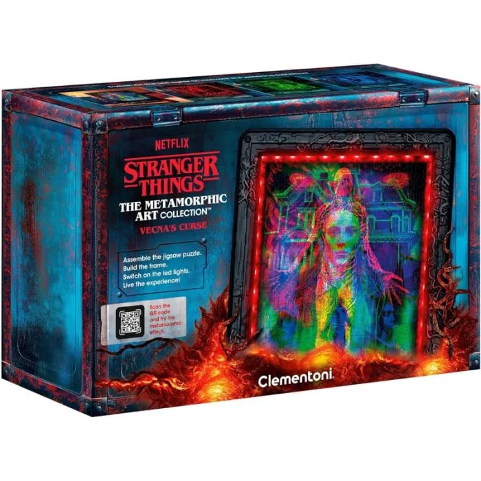 Stranger Things - Metamorphic Art Collection - Vecna's Curse - Puzzle Interattivo con Cornice 520 Pezzi