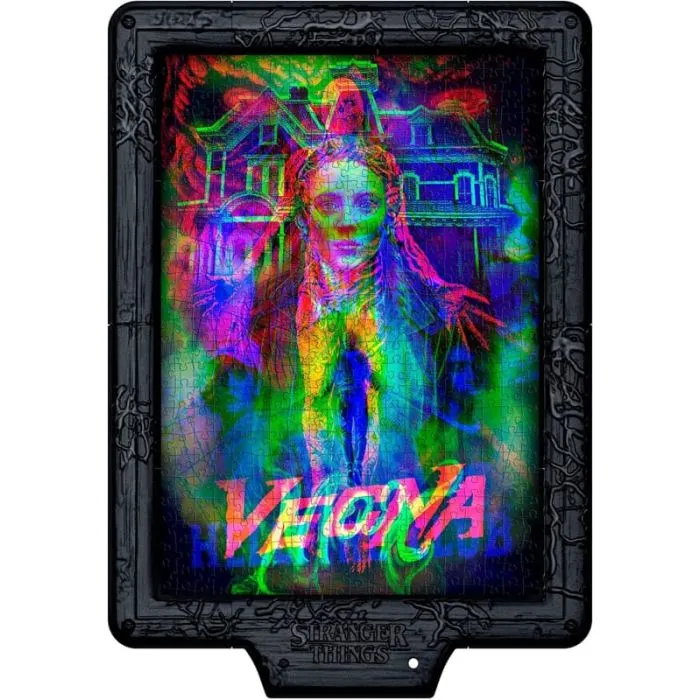 Stranger Things - Metamorphic Art Collection - Vecna's Curse - Puzzle Interattivo con Cornice 520 Pezzi