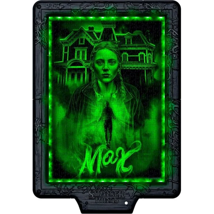 Stranger Things - Metamorphic Art Collection - Vecna's Curse - Puzzle Interattivo con Cornice 520 Pezzi