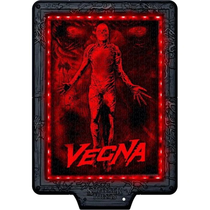 Stranger Things - Metamorphic Art Collection - Vecna's Curse - Puzzle Interattivo con Cornice 520 Pezzi