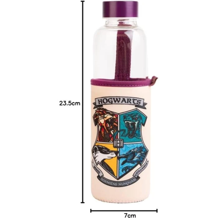Harry Potter - Bottiglia Termica in Vetro 500ml