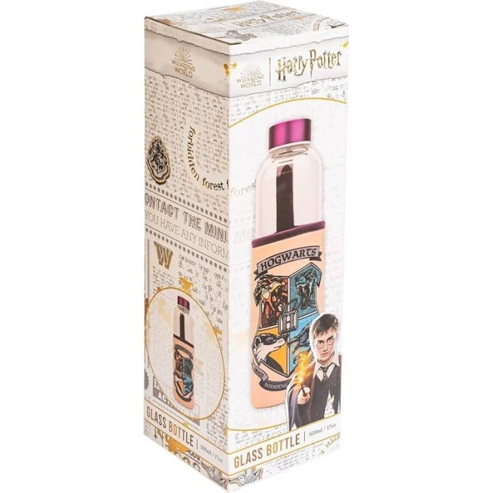 Harry Potter - Bottiglia Termica in Vetro 500ml