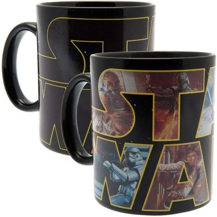 Star Wars - Tazza Cambia Colore - Logo Characters - 325 ml