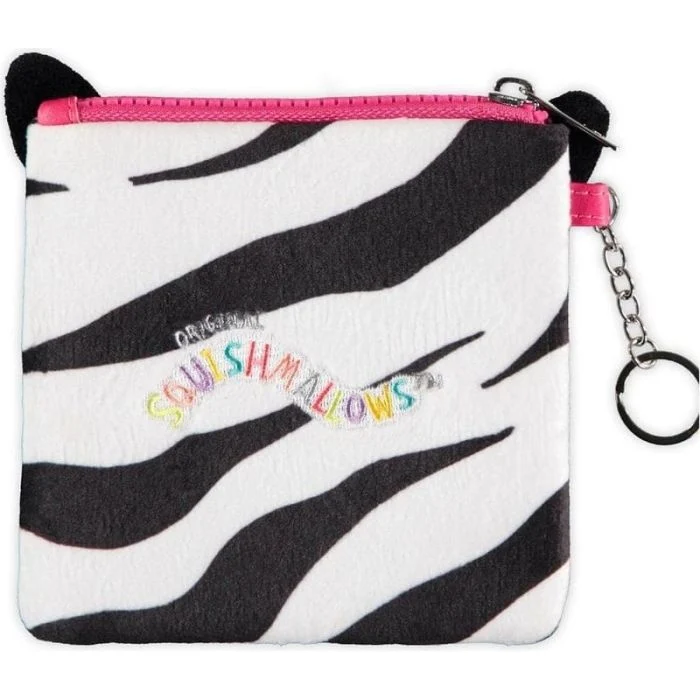 Squishmallows - Portafoglio di Peluche - Tracey The Zebra