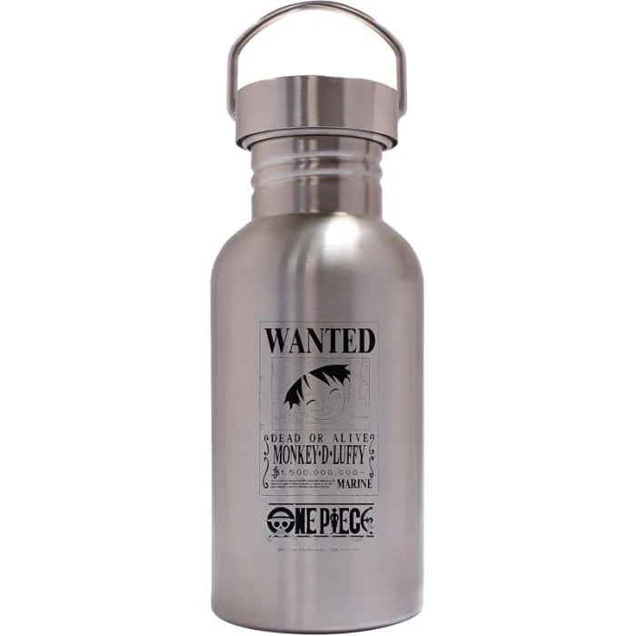 One Piece - Borraccia in Acciaio 500ml - Wanted Luffy