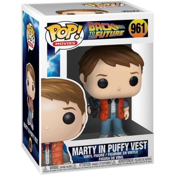 Funko Pop! - Back to the Future - Marty McFly in Puffy Vest - Numero 961
