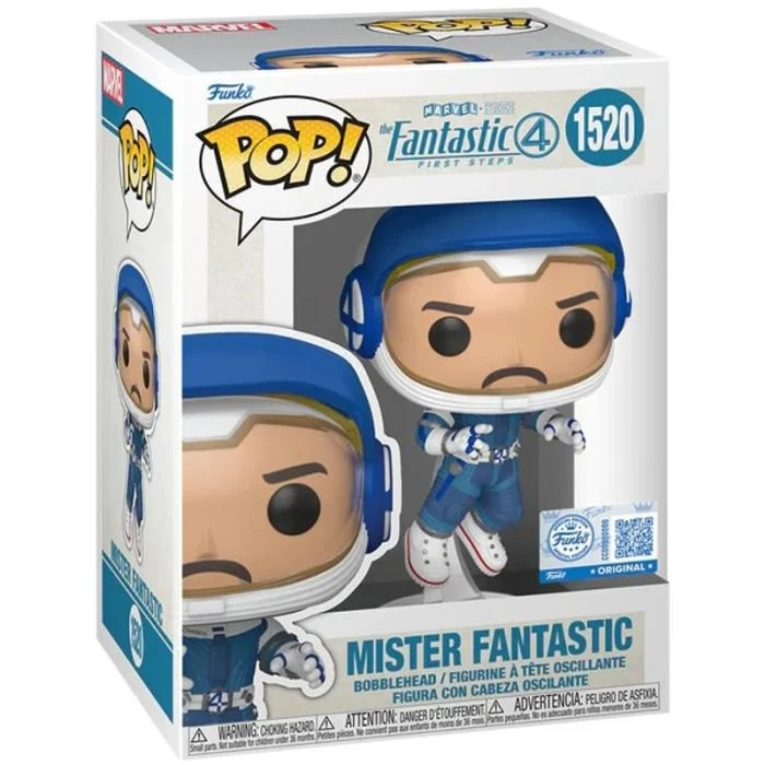 Funko Pop! - Marvel - The Fantastic 4 First Steps - Mister Fantastic - Numero 1520
