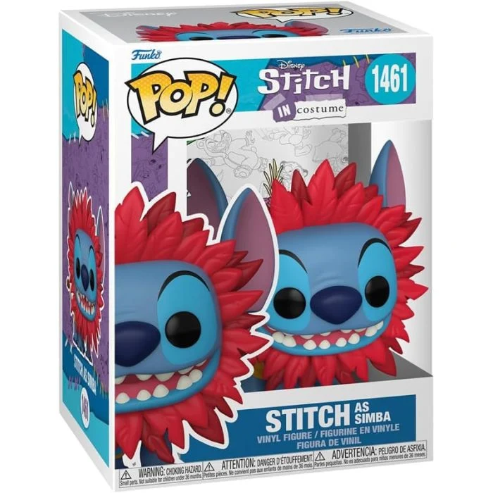 Funko Pop! - Stitch In Costume - Stitch as Simba - Numero 1461