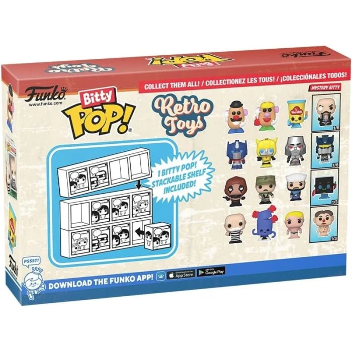 Funko Bitty Pop! Retro Toys - GI Joe (Pack da 4)