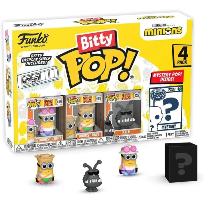 Funko Bitty Pop! Minions - Young Gru (Pack da 4)