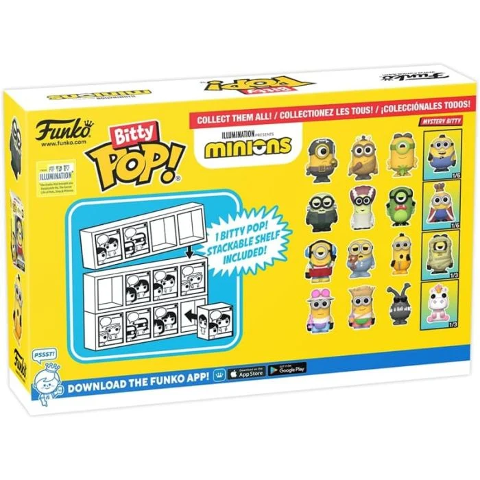 Funko Bitty Pop! Minions - Young Gru (Pack da 4)