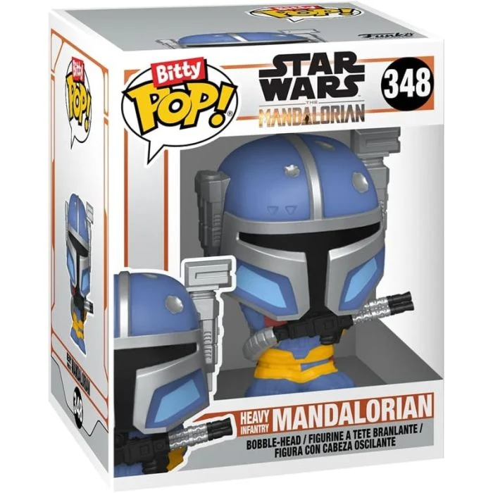Funko Bitty Pop! Star Wars - The Mandalorian - Heavy Mandalorian (Pack da 4)