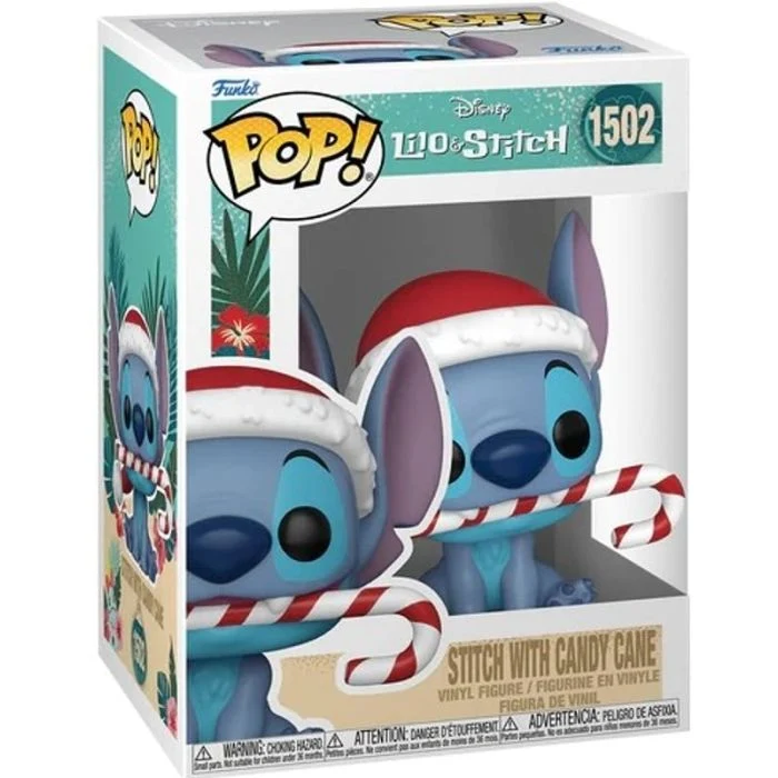 Funko Pop! - Lilo & Stitch - Stitch with Candy Cane - Numero 1502
