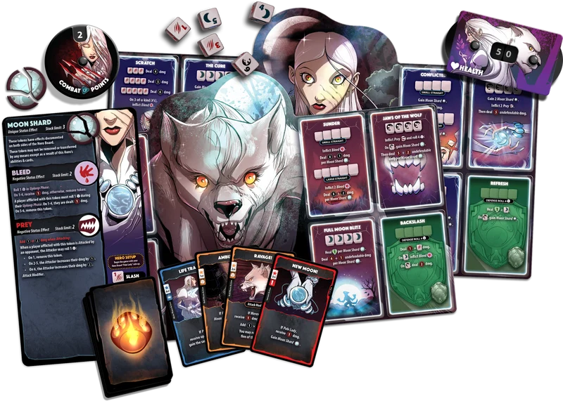 Dice Throne Hero Pack Pale Lady