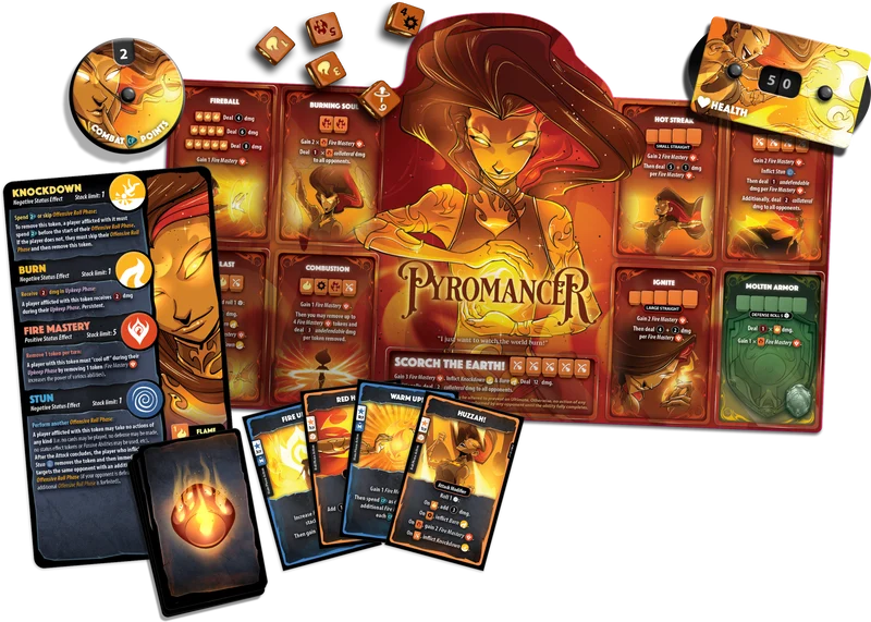 Dice Throne Hero Pack Pyromancer