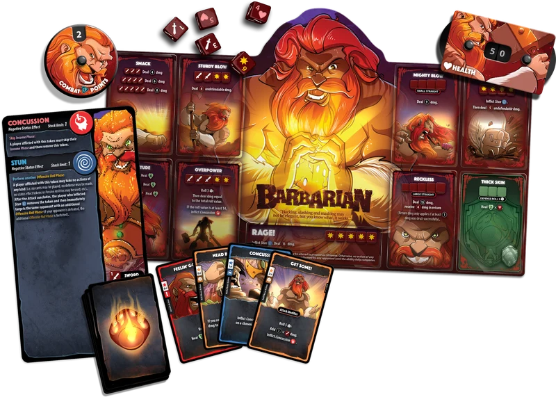 Dice Throne Hero Pack Barbarian