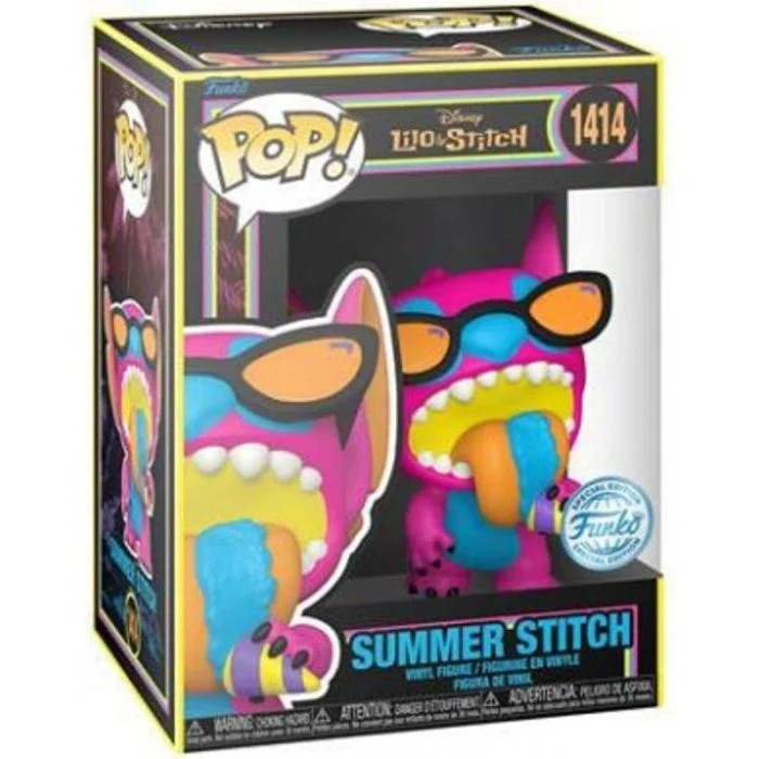 Funko Pop! - Lilo & Stitch - Summer Stitch (Blacklight) - Numero 1414