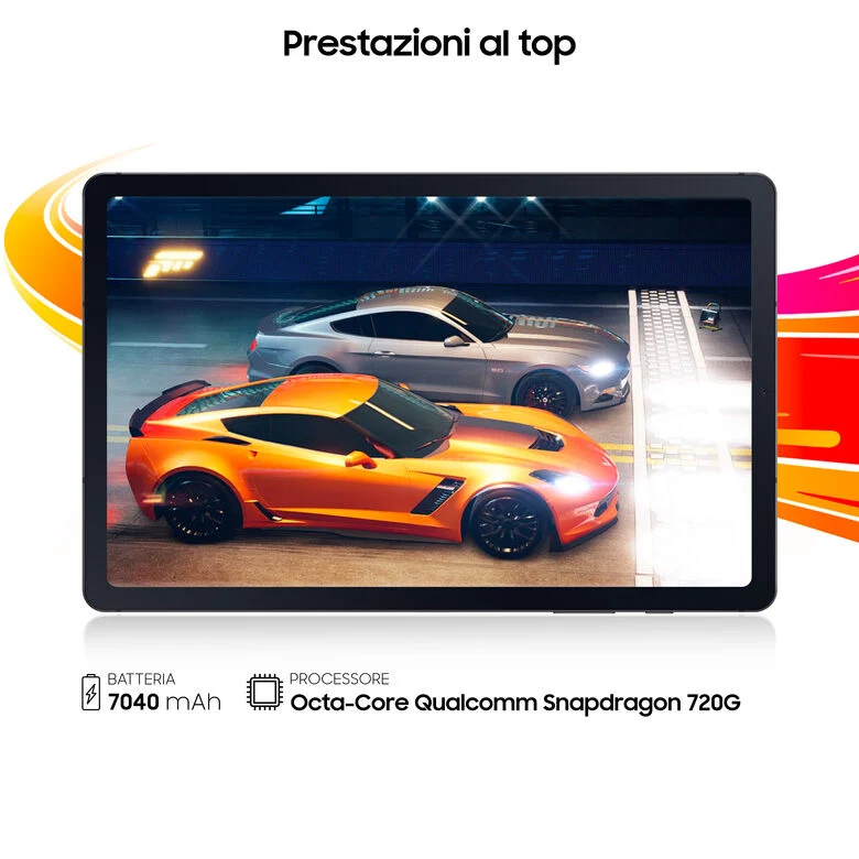Samsung Galaxy Tab S6 Lite Tablet Android 10.4 Pollici LTE RAM 4 GB, 64 GB espandibili Tablet Android 12 Oxford Gray