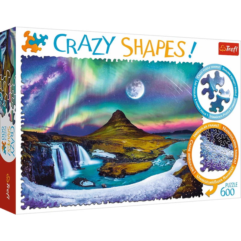 Puzzle Crazy Shapes! - Aurora Over Iceland