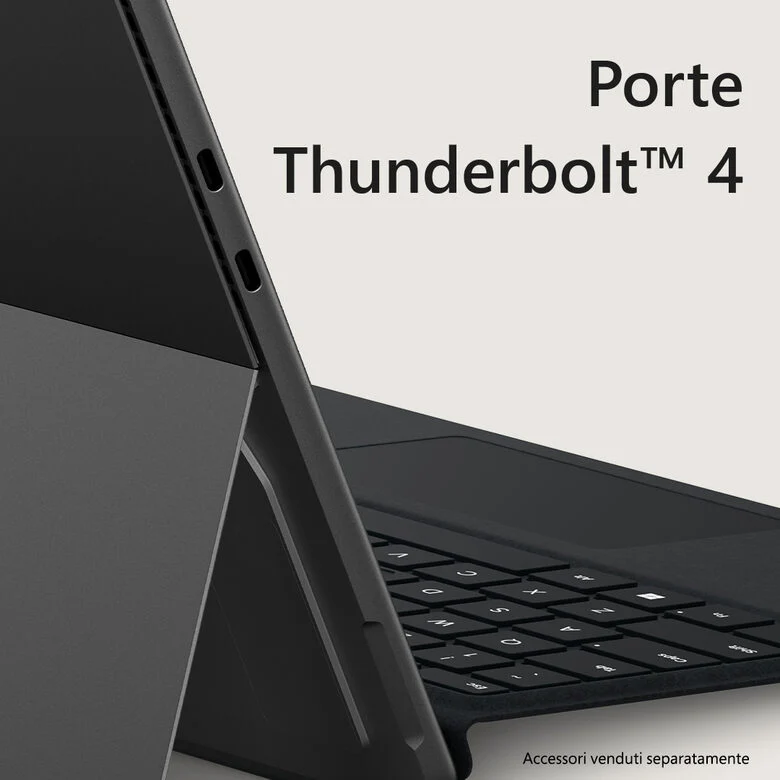Microsoft Surface Pro 9 256 GB 33 cm (13") Intel® Core™ i5 8 GB Wi-Fi 6E (802.11ax) Windows 11 Home Grafite