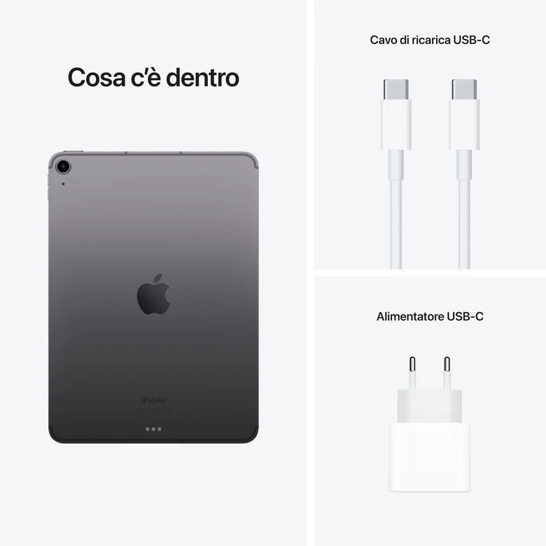Apple iPad Air 10.9'' Wi-Fi + Cellular 256GB - Grigio siderale