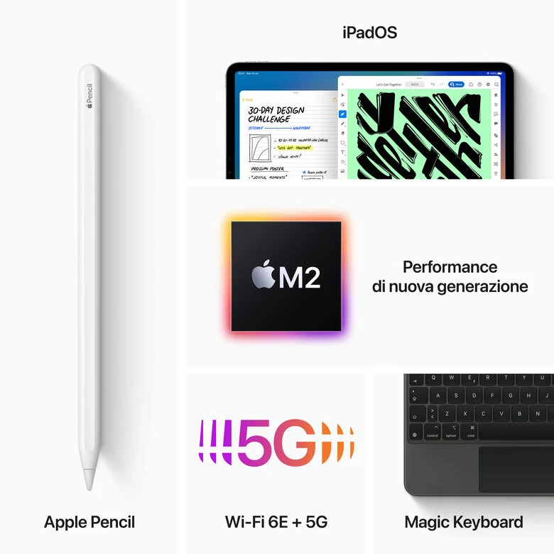 Apple iPad 11-pollici Pro Wi-Fi 256GB - Grigio Siderale