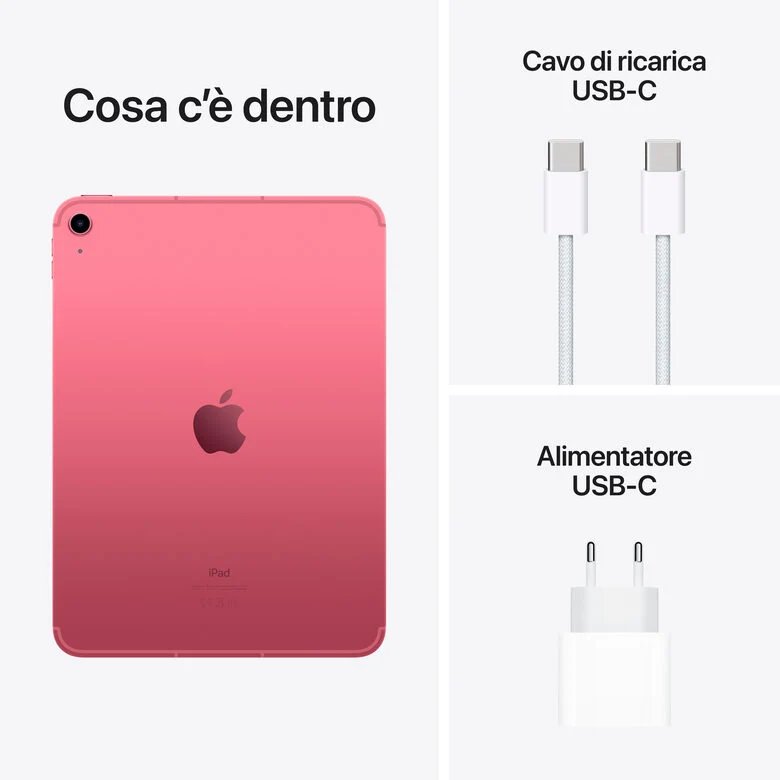 Apple iPad 10.9-pollici Wi-Fi + Cellular 64GB - Rosa